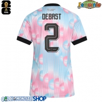Maglie da calcio Belgio Zeno Debast #2 Seconda Maglia Femminile Mondiali 2026  Manica Corta